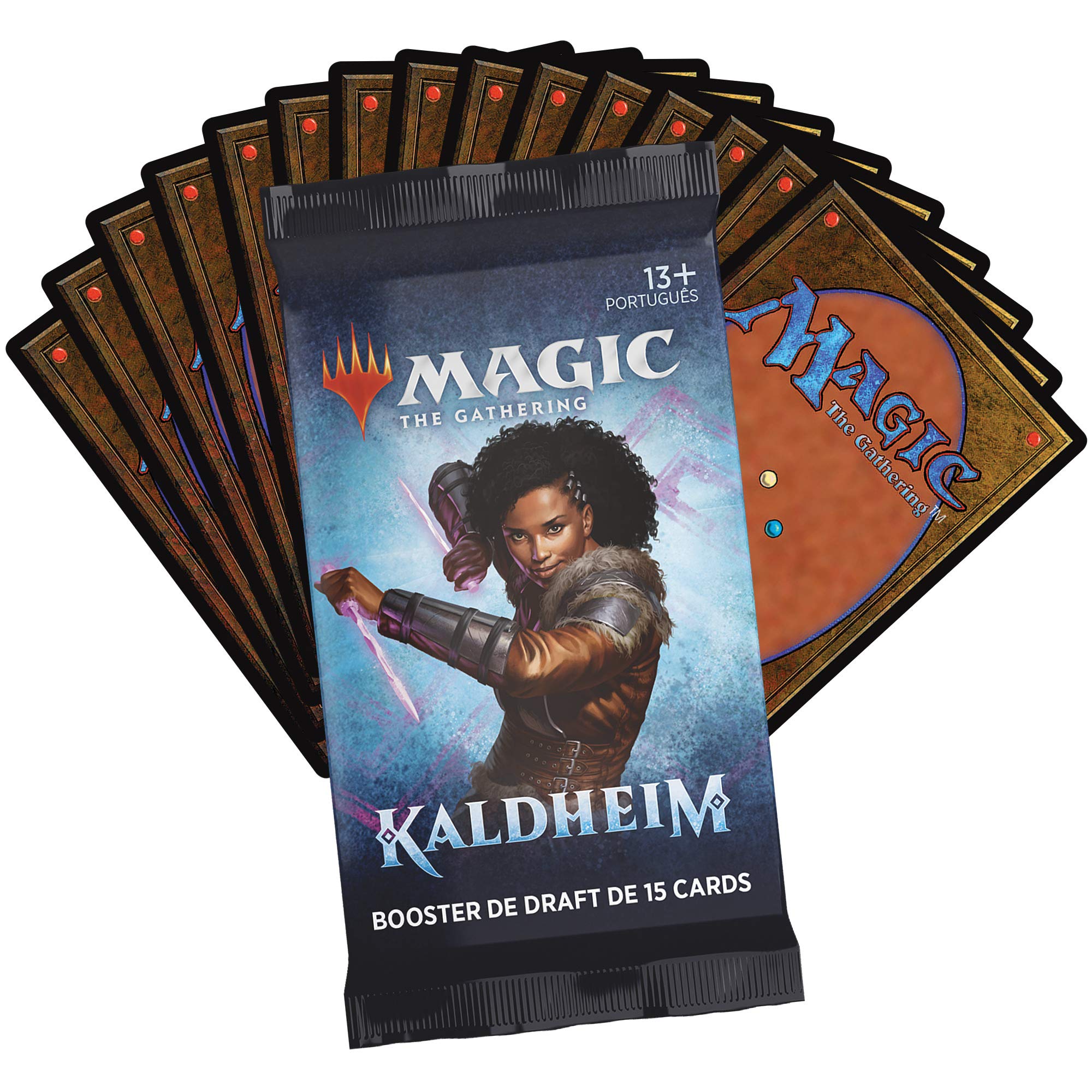 Magic: The Gathering Kaldheim Bundle | 10 Draft Boosters (150 Magic Cards) + Accessories