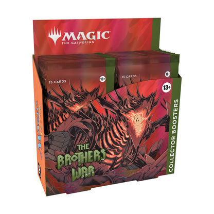 Magic: The Gathering The Brothers War Collector Booster Box | 12 Packs (180 Magic Cards)
