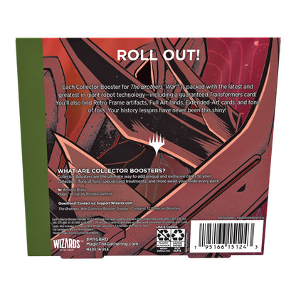 Magic: The Gathering The Brothers War Collector Booster Box | 12 Packs (180 Magic Cards)