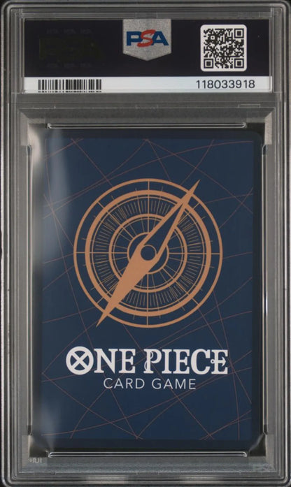 One Piece Monkey D. Luffy 3rd Anniversary gold op05-119 SEC PSA 10